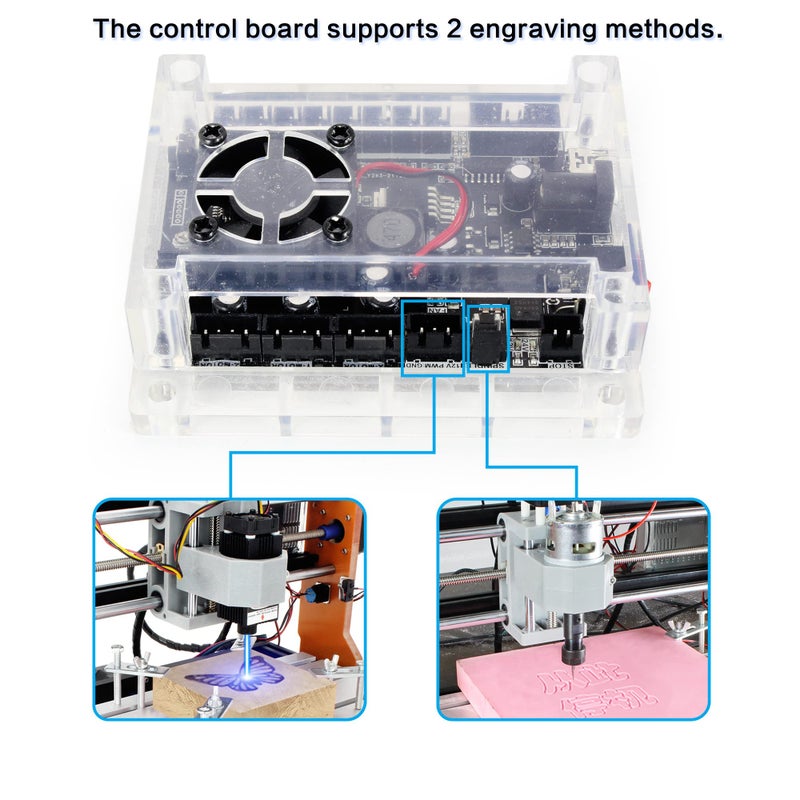CNCTOPBAOS 3 Axis GRBL 1.1f USB Port CNC Engraving Machine Controller Board for CNC Router Engraver Milling Machine 3018-PRO 1610-PRO 3018-PRO-MAX Control Card - Image 4
